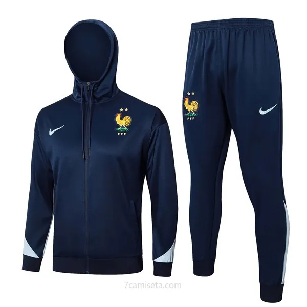 Chandal Con Capucha Francia 2024/25 Azul 5 ¡¡Vaya excelente saldo de fábrica!
