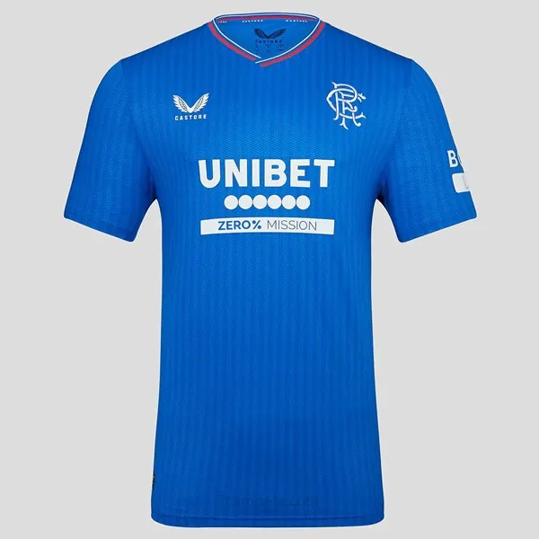 Camiseta Rangers Replica Primera Ropa 2023/24 Bicoca, corre a por él