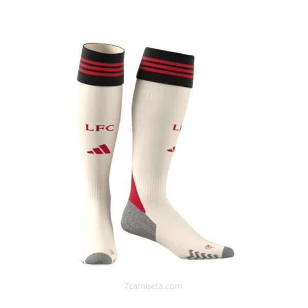 Calcetines Liverpool Replica Segunda Ropa 2025-26 Preciaco, llévatelo