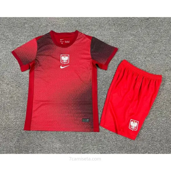 Camiseta Polonia Replica Segunda Ropa Niño 2024/25 ¡¡Cómo prodigioso saldo de outlet!