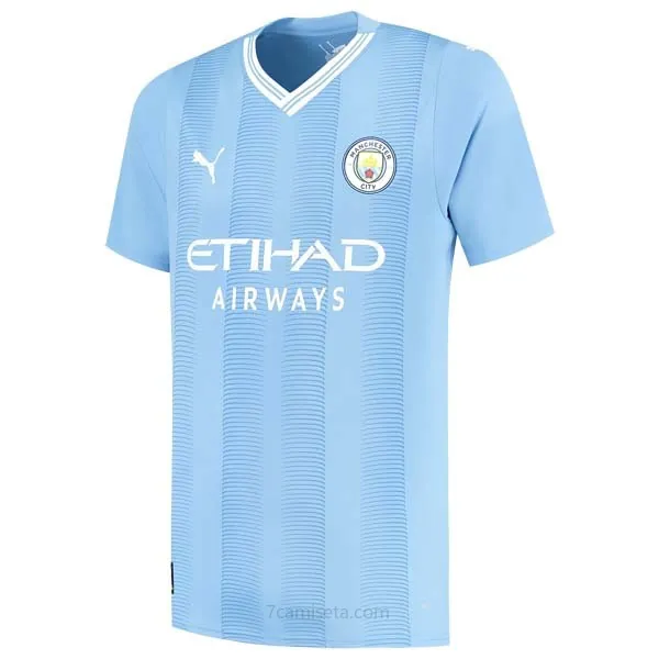 Camiseta Manchester City Replica Primera Ropa 2023/24 ¡¡Vaya bicoca, corre a por él!