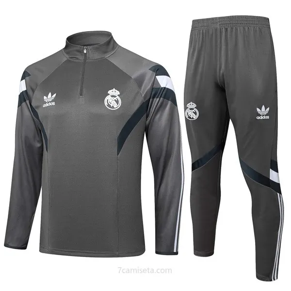 Sudadera De Training Real Madrid 2024/25 Gris 2 Ahorro demencial como nunca