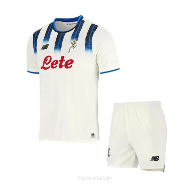 Camiseta Atalanta BC Replica Segunda Ropa Niño 2025/26 Agarra calidad asegurada