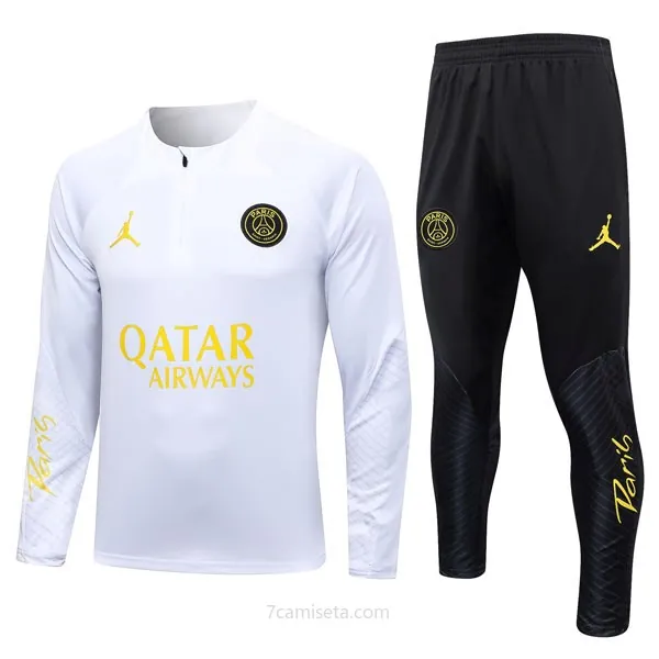 Sudadera De Training Paris Saint Germain 2023/24 Blanco Rebajón fantástico