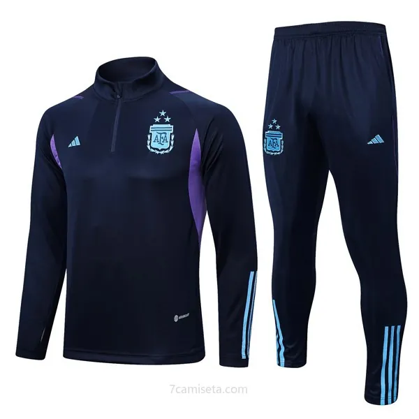 Sudadera De Training Argentina 2022/23 Azul Púrpura Gangaza, activa