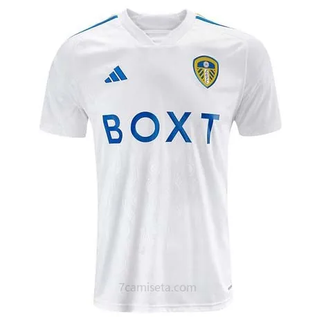 Camiseta Leeds United Replica Primera Ropa 2023/24 Bestial gangaza, activa de risa