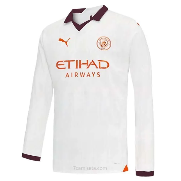 Camiseta Manchester City Replica Tercera Ropa ML 2023/24 Aprovéchalo este precio fabuloso