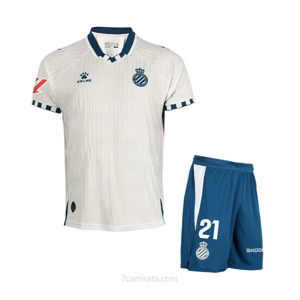Camiseta Español Replica Segunda Ropa Niño 2025/26 Descuento genial