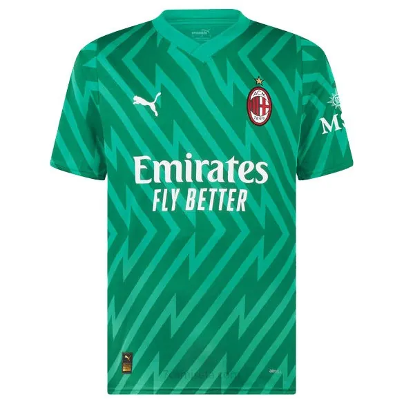 Camiseta AC Milan Replica Primera Ropa Portero 2023/24 Llévatelo este descuento simbólico