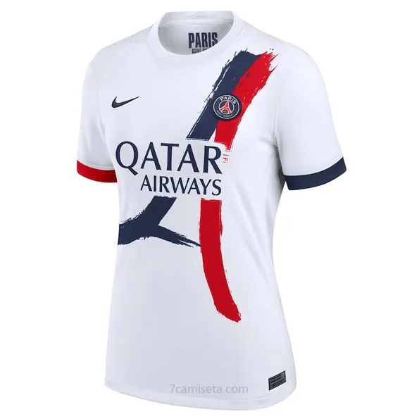Camiseta Paris Saint Germain Replica Segunda Ropa Mujer 2025/26 Oportunidad sensacional
