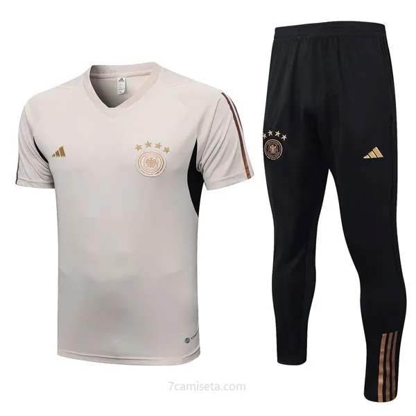 Entrenamiento Alemania Conjunto Completo 2022/23 Gris Negro ¡¡Qué asequible saldazo de derribo!
