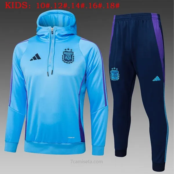 Ninos Sudadera Con Capucha Argentina 2025/26 Azul Hazte con él este descuento portentoso