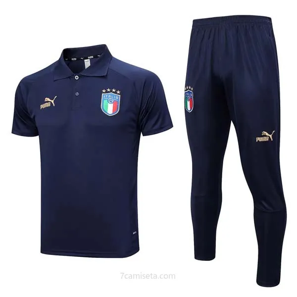 Polo Italia Conjunto Completo 2023/24 Azul Precio simbólico