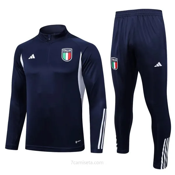 Sudadera De Training Italia 2023/24 Azul Dispara más barato que nunca