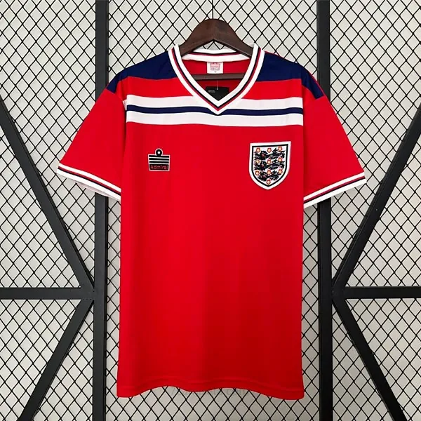 Camiseta Inglaterra Replica Segunda Ropa Retro 1982 Gangaza rebajado hasta fin de existencias