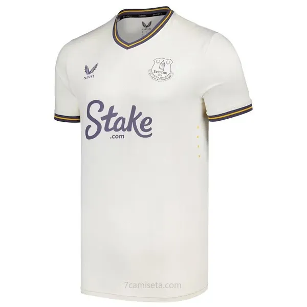 Camiseta Everton Replica Tercera Ropa 2024/25 Preciaso celestial
