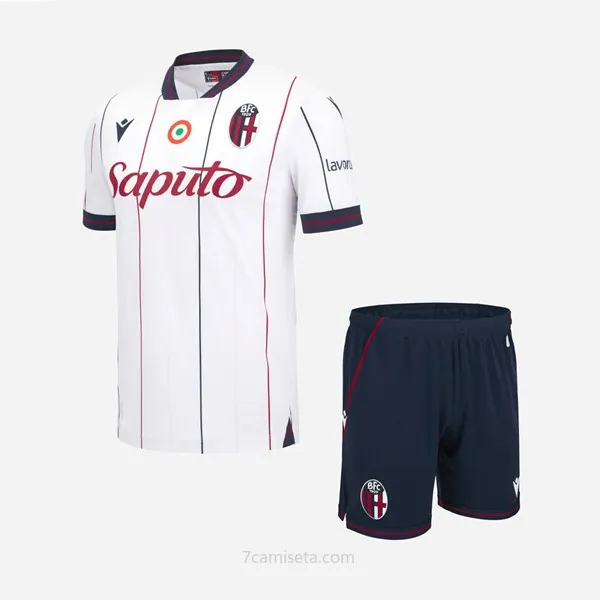 Camiseta Bologna Replica Segunda Ropa Niño 2025/26 Saldo, atrapa