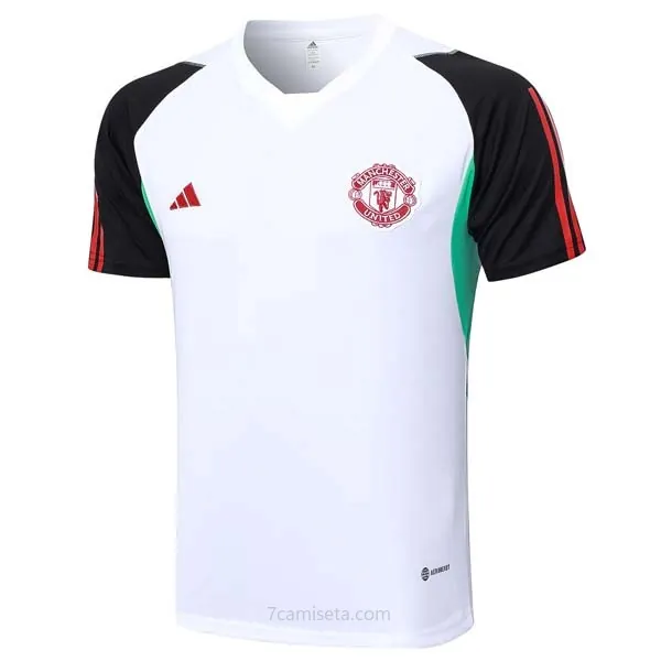Camiseta Entrenamiento Manchester United 2023/24 Blanco Agarra más barato que nunca