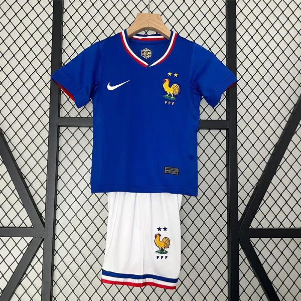 Camiseta Francia Replica Primera Ropa Niño 2024 ¡¡Cómo estupendo preciaco por tiempo limitado!