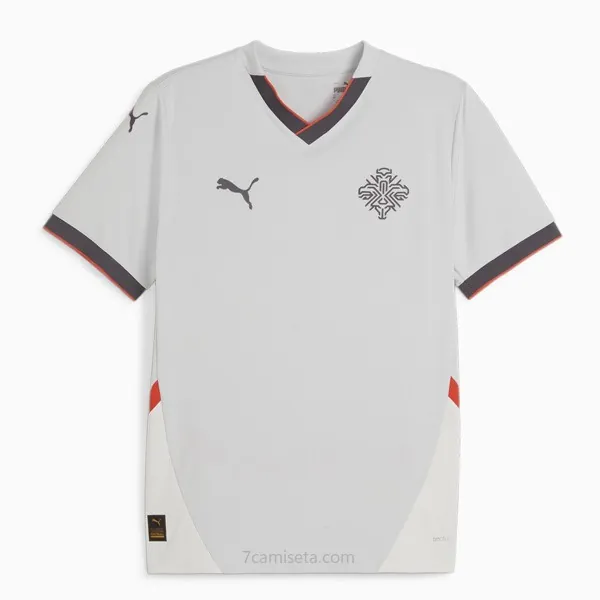 Camiseta Islandia Replica Segunda Ropa 2024 Saldo divino de risa