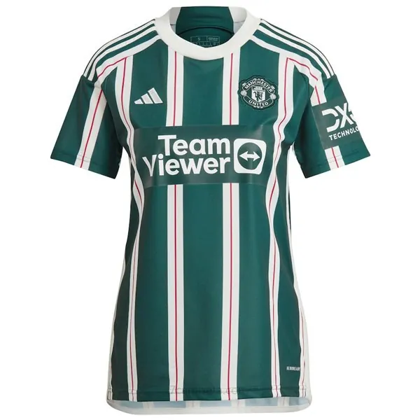 Camiseta Manchester United Replica Segunda Ropa Mujer 2023/24 Bicoca humilde sin intermediarios