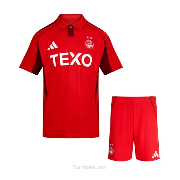 Camiseta Aberdeen FC Replica Primera Ropa Niño 2025/26 Precio demencial