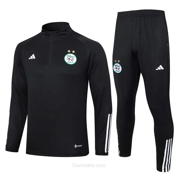 Sudadera De Training Argelia 2024 Negro Divino oferta, aprovéchala ya sin competencia