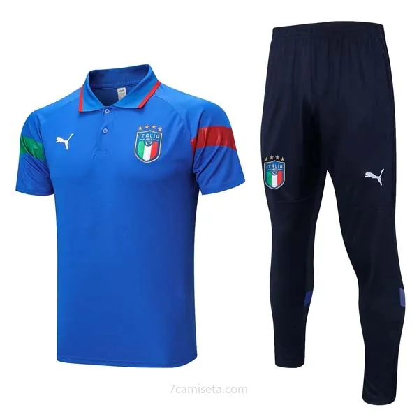 Polo Italia Conjunto Completo 2023/24 Azul 2 Reserva de colección