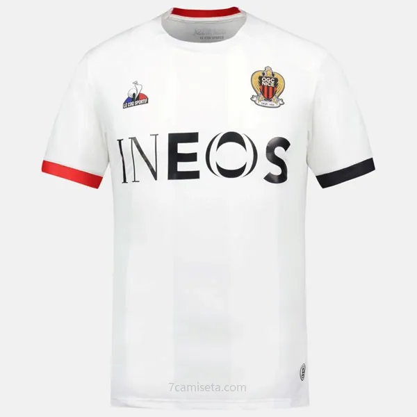 Camiseta OGC Nice Replica Segunda Ropa 2023/24 Gangaza, no lo pienses
