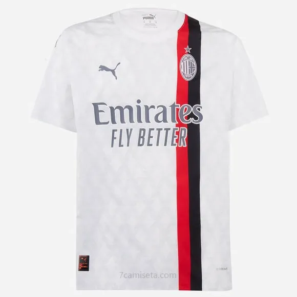 Camiseta AC Milan Replica Segunda Ropa 2023/24 Saldo, atrapa