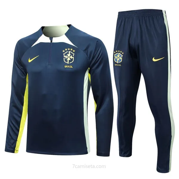 Sudadera De Training Brasil 2023/24 Azul Gangaza milagroso