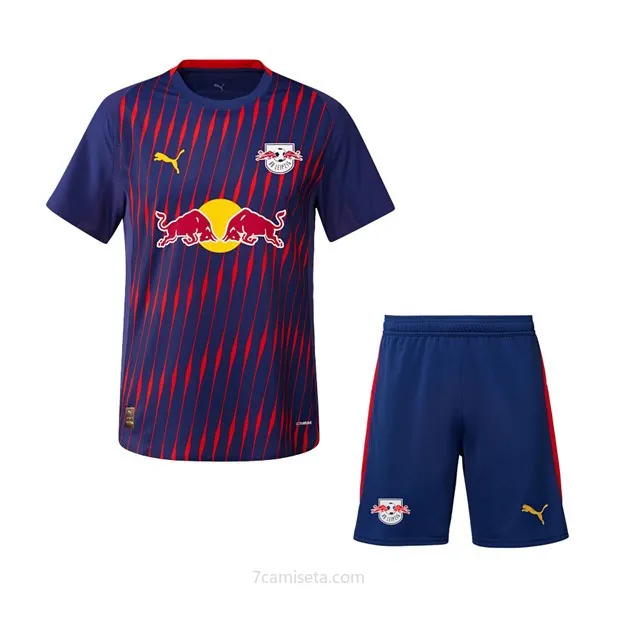 Camiseta RB Leipzig Replica Segunda Ropa Niño 2025/26 Preciaco ridículo por tiempo limitado