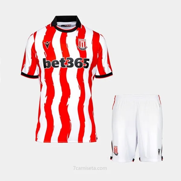 Camiseta Stoke City Replica Primera Ropa Niño 2025/26 Sensacional chollo, consigue de outlet