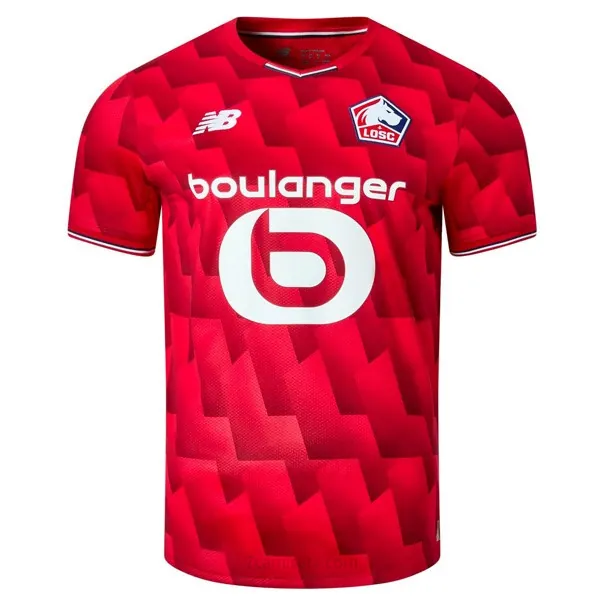 Camiseta Lille OSC Replica Primera Ropa 2025/26 Rebajado bicoca, activa de derribo