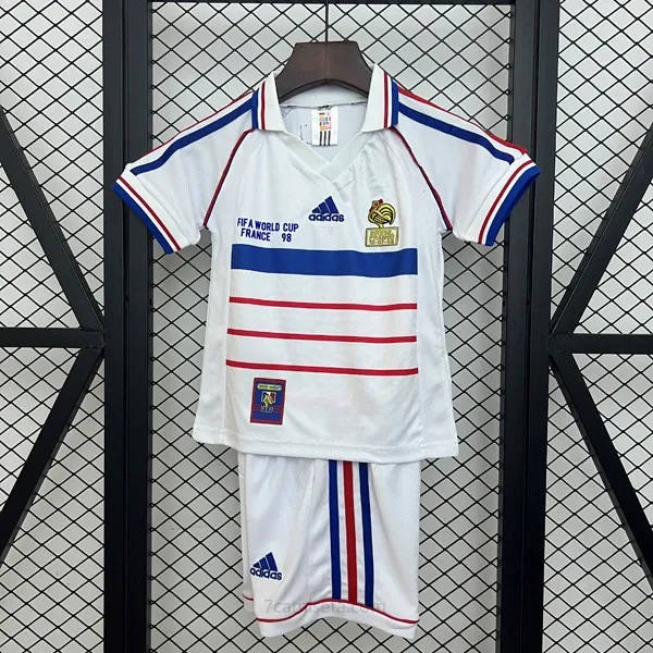 Camiseta Francia Replica Segunda Ropa Niño Retro 1998 Chollazo, activa