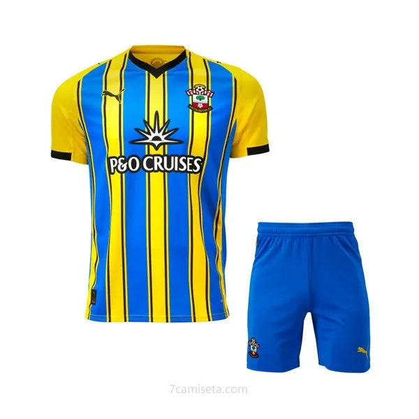Camiseta Southampton Replica Segunda Ropa Niño 2025/26 Rebajón fabuloso por tiempo limitado