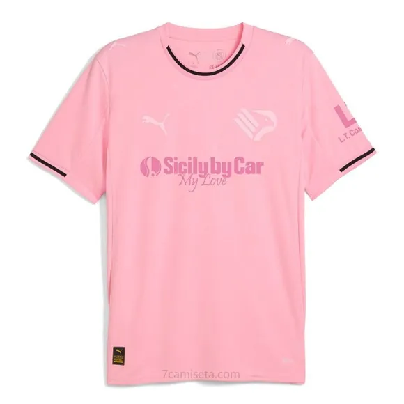 Camiseta Palermo FC Replica Primera Ropa 2025/26 Formidable gangaza, corre a por él por tiempo limitado