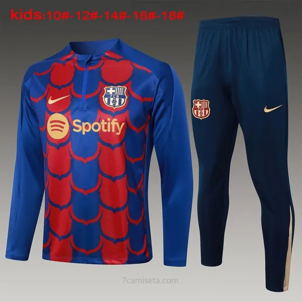 Niños Sudadera De Training Barcelona 2024/25 Azul Rojo 3 Hazte con él este oportunidad alucinante