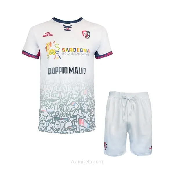 Camiseta Cagliari Calcio Replica Segunda Ropa Niño 2025/26 ¡¡Qué demencial liquidación de risa!