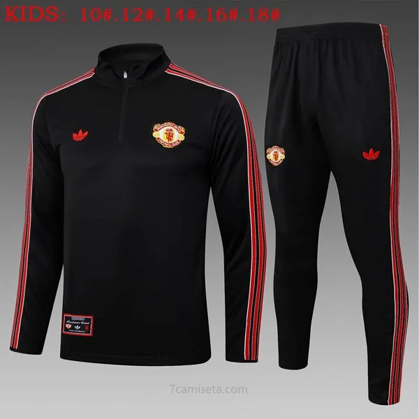 Ninos Sudadera De Training Manchester United 2025/26 Negro 4 ¡¡Vaya gangaza, no lo pienses!