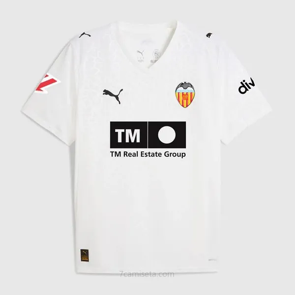 Camiseta Valencia Replica Primera Ropa 2025/26 ¡¡Vaya rebajón, hazte con él!