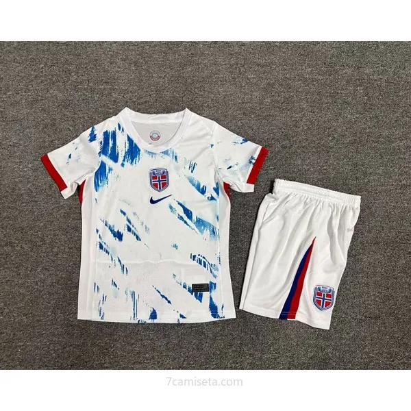 Camiseta Noruega Replica Segunda Ropa Niño 2024/25 Adquiere este ganga increíble