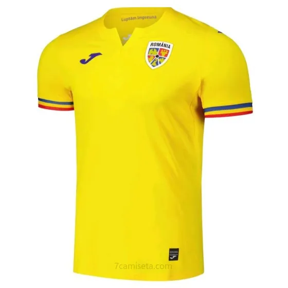 Camiseta Rumania Replica Primera Ropa 2024 Brutal precio, dispara sin intermediarios