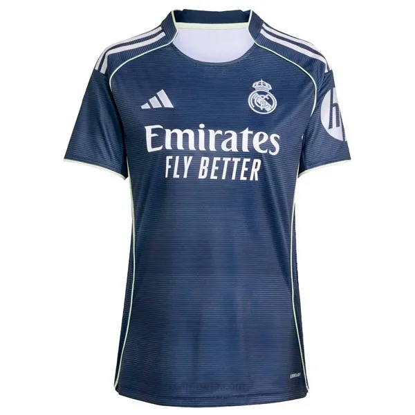 Camiseta Real Madrid Replica Segunda Ropa Mujer 2025/26 Date prisa de risa