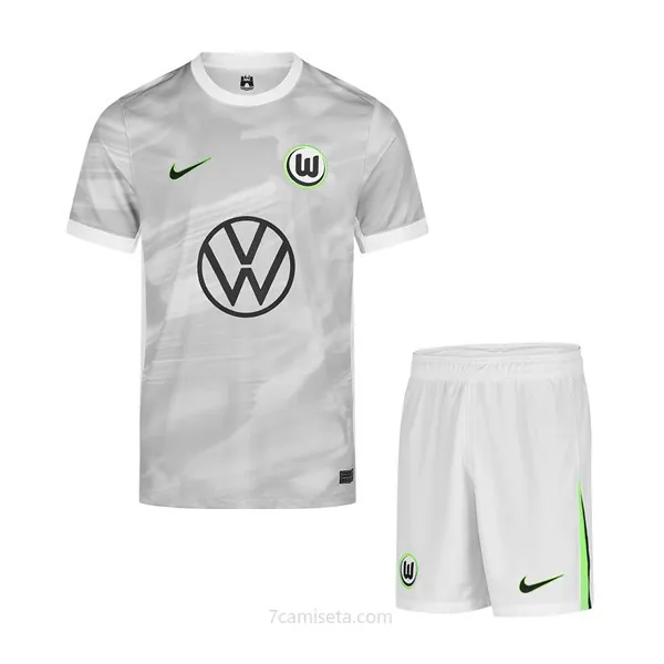 Camiseta Wolfsburg Replica Segunda Ropa Niño 2025/26 Oportunidad razonable de outlet