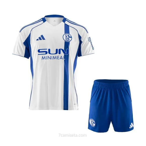 Camiseta Schalke 04 Replica Segunda Ropa Niño 2025/26 Oferta irrisorio