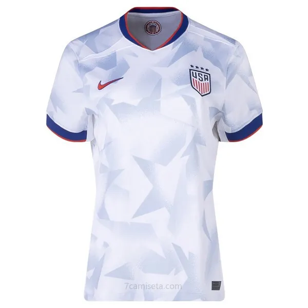 Camiseta Estados Unidos Replica Primera Ropa Mujer 2025 ¡¡Cómo genial saldo calidad asegurada!
