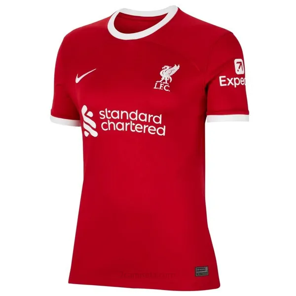Camiseta Liverpool Replica Primera Ropa Mujer 2023/24 Rebaja, corre a por él