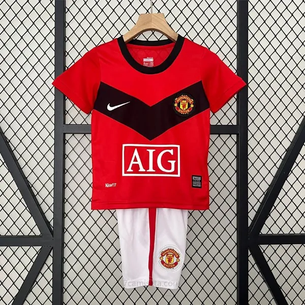 Camiseta Manchester United Replica Primera Ropa Retro Niño 2009 2010 Bestial saldazo, atrapa antes de que se acabe