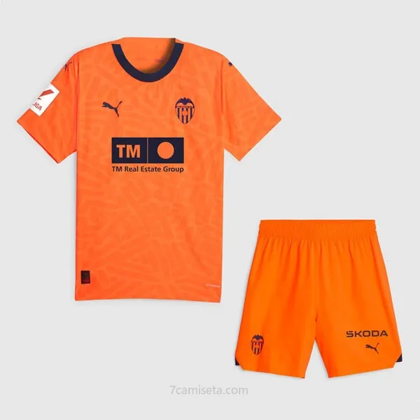 Camiseta Valencia Replica Tercera Ropa Niño 2023/24 ¡¡Ni te imaginas justo precio de infarto!